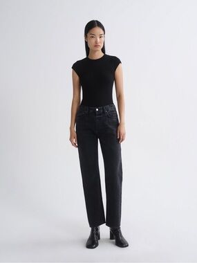 AGOLDE 90'S PINCH WAIST HIGH RISE STRAIGHT in Vanta